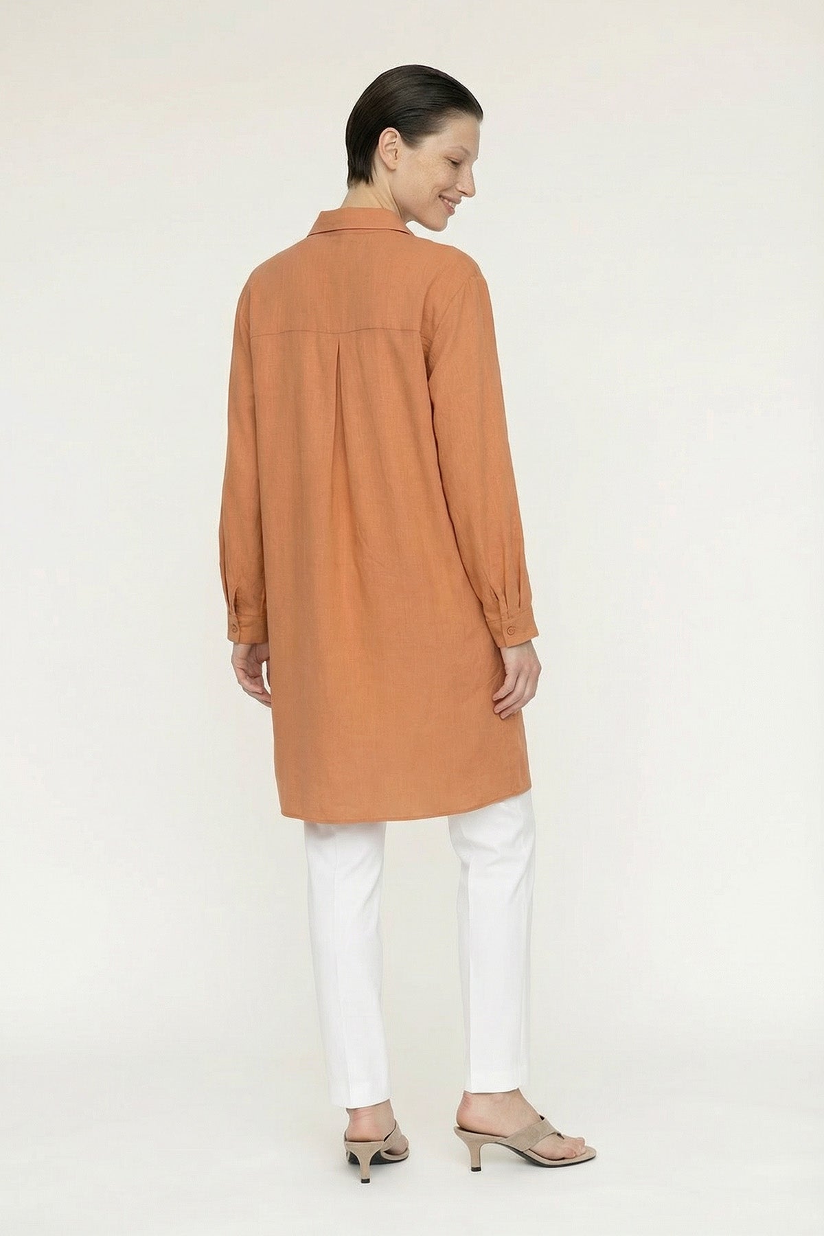 T-1655 SAREL TUNİK SML Oranj Tunik 1655