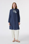 T-1657 VALEA TUNİK 38-46 Lacivert Tunik 1657