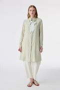 T-1657 VALEA TUNİK 38-46 Mint Tunik 1657