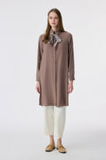 T-1657 VALEA TUNİK 38-46 Vizon Tunik 1657