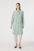 İnci Detaylı Şal Yaka Ekru Tunik Mint Tunik 1672