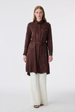 T-1675 MELURE TUNİK 38-46 Kahve Tunik 1675