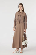TK-1742 LİYA TAKIM 38-44 Mocha Takım 1742