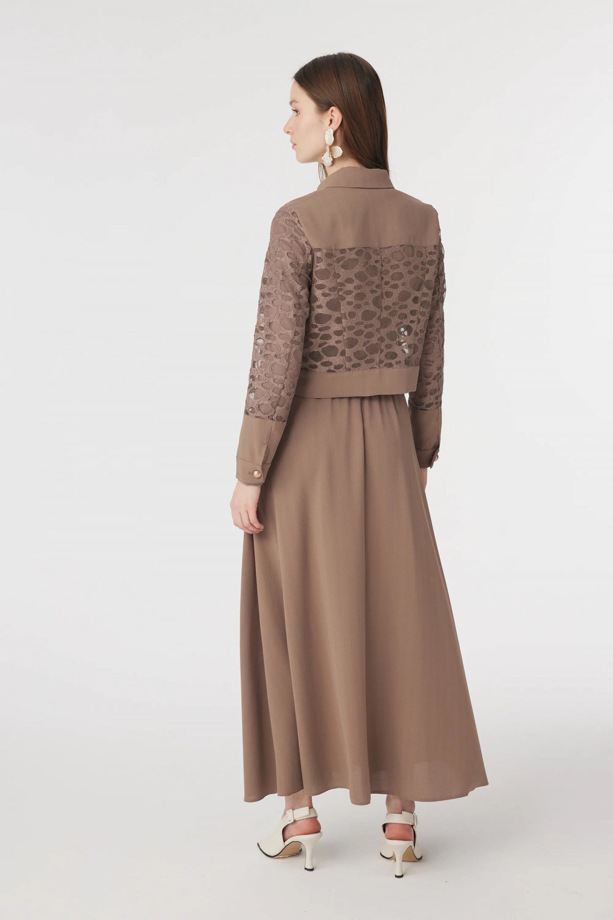 TK-1742 LİYA TAKIM 38-44 Mocha Takım 1742