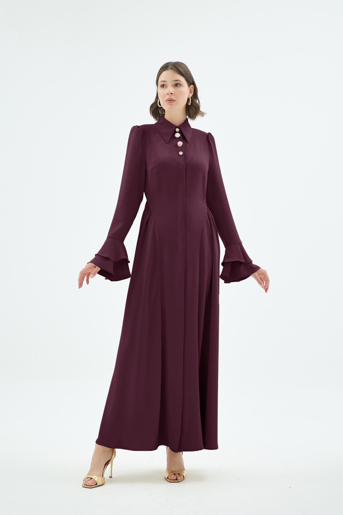 30012 Alune Elbise Mürdüm