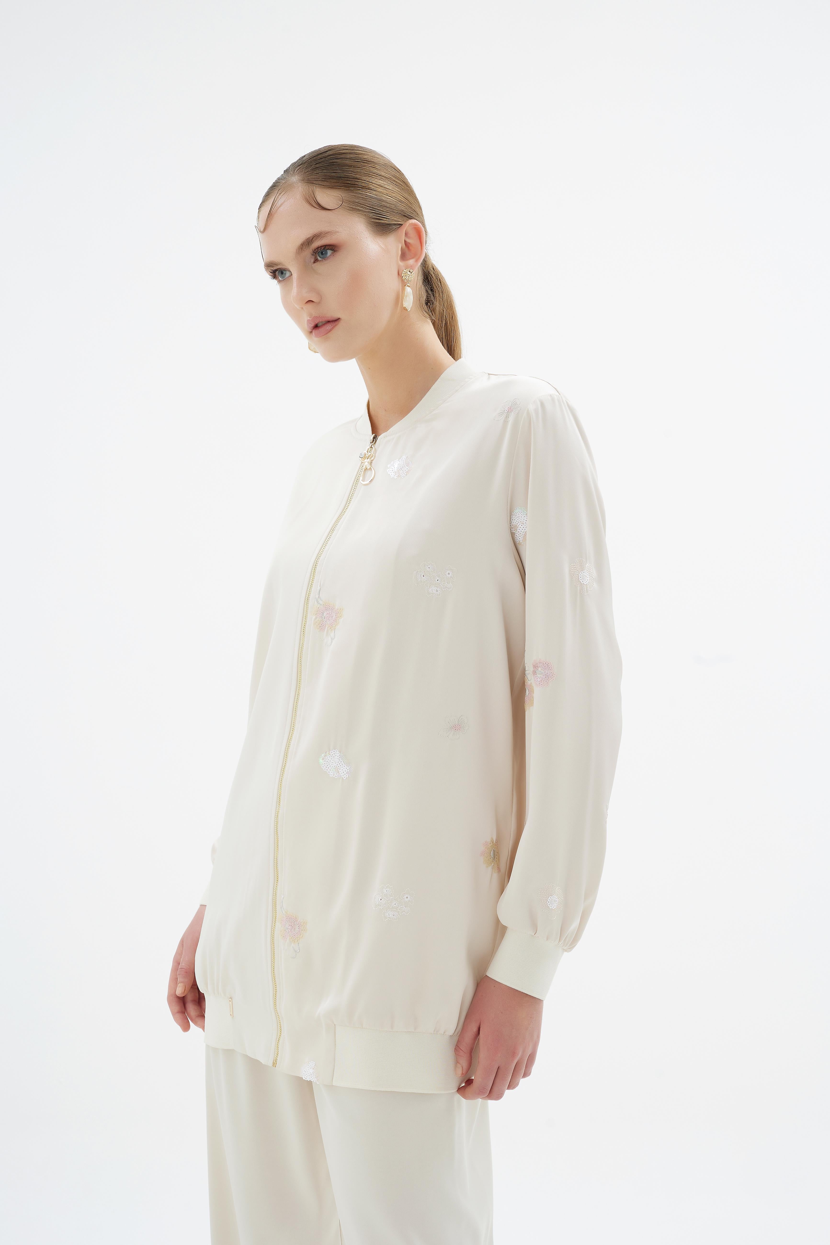 Blume Bomber Krem