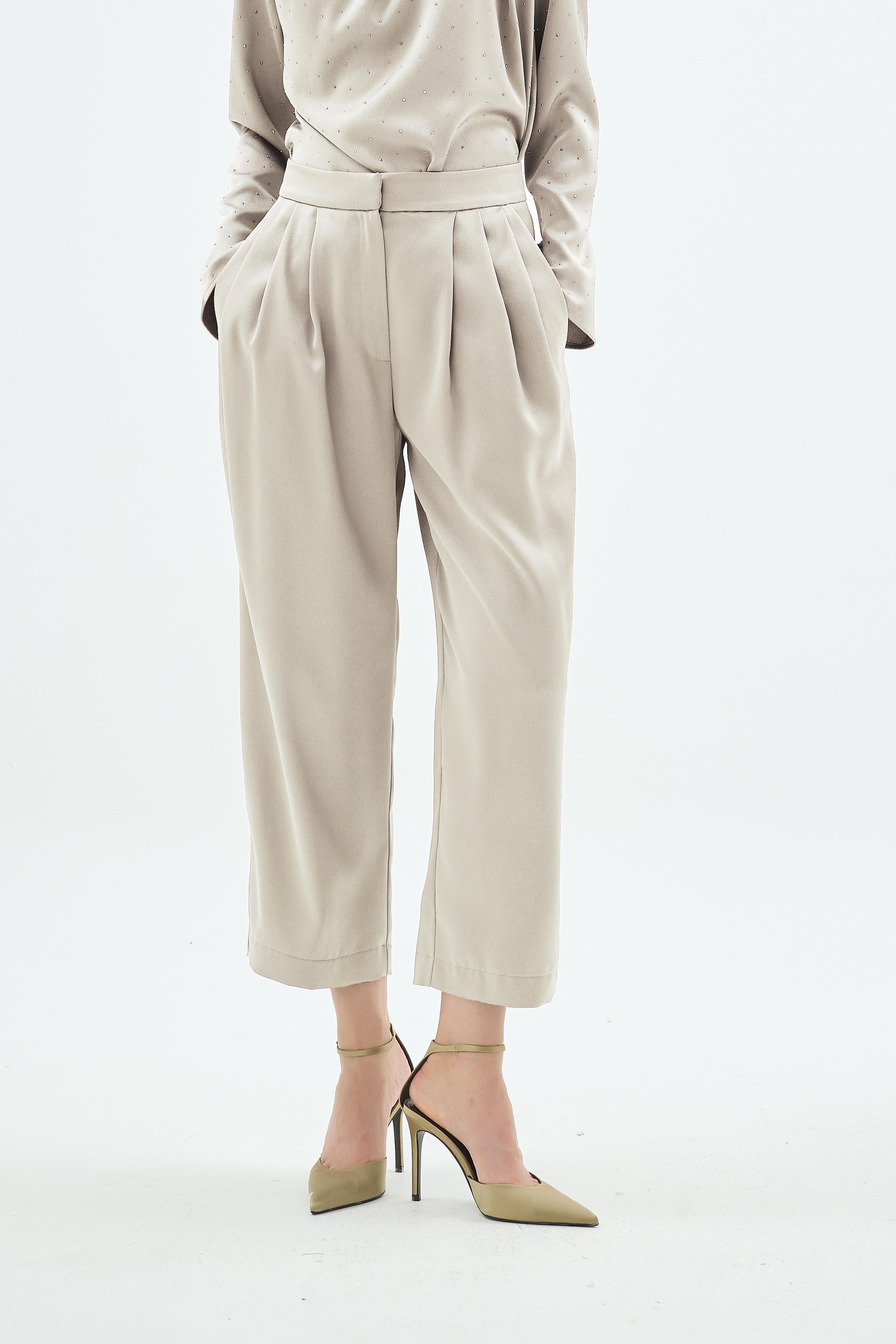 50015 Cristalle Taşlı Pant Taş