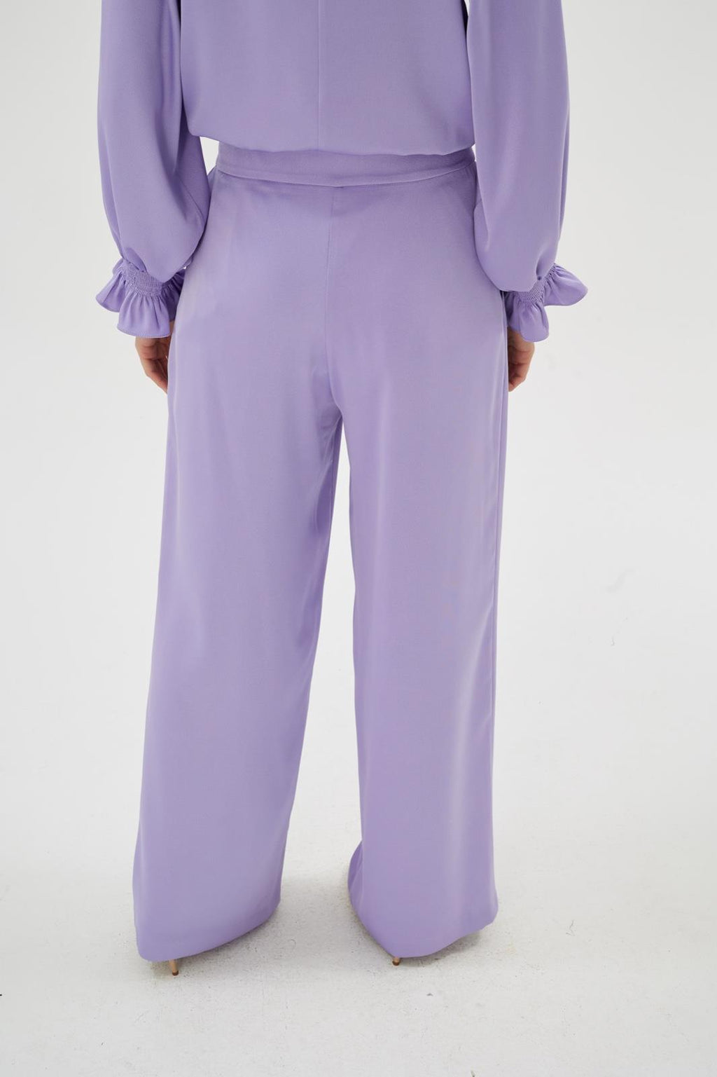Elegance Pantolon Mor