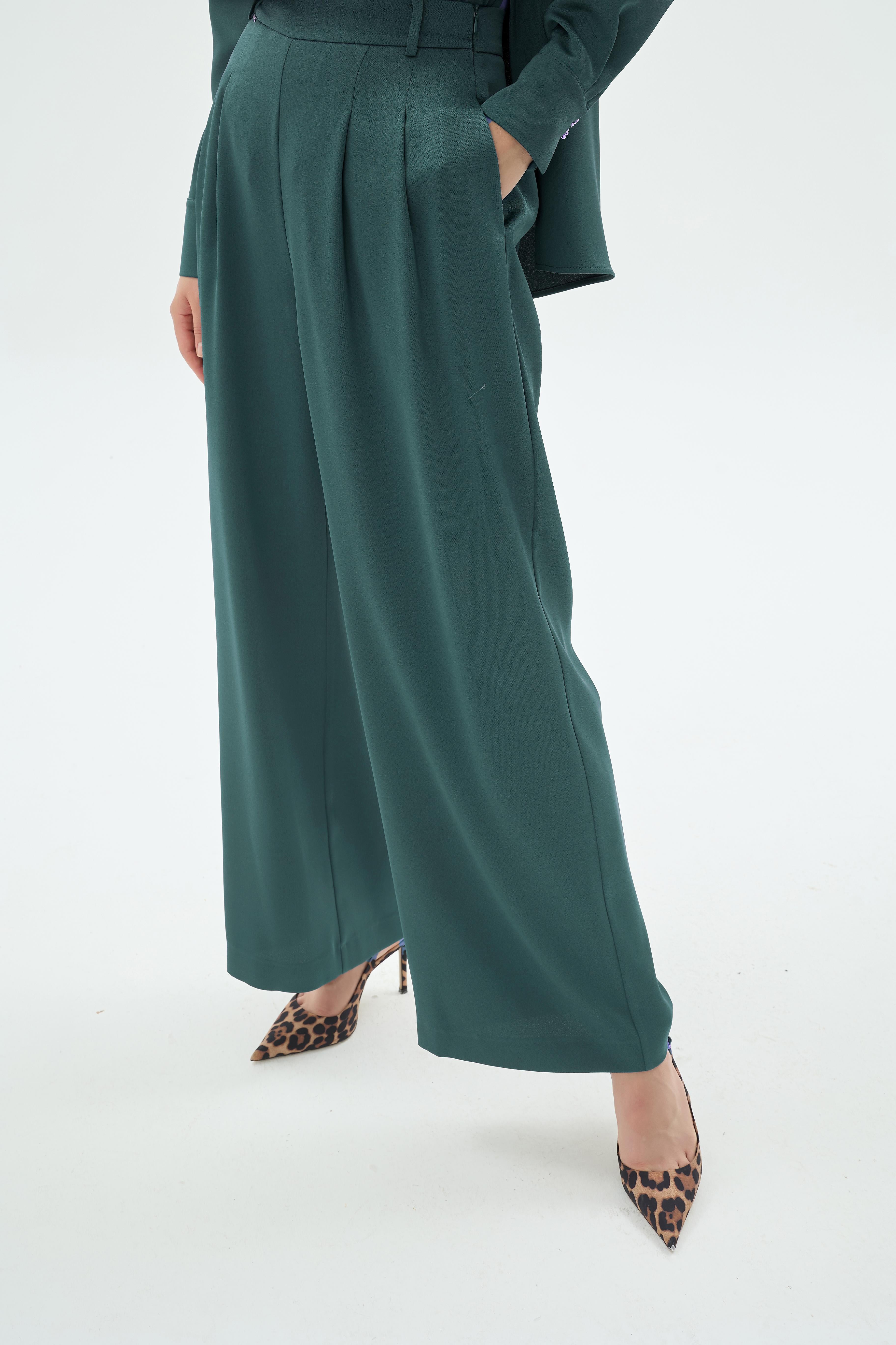 50006 Natali Pantolon Zümrüt