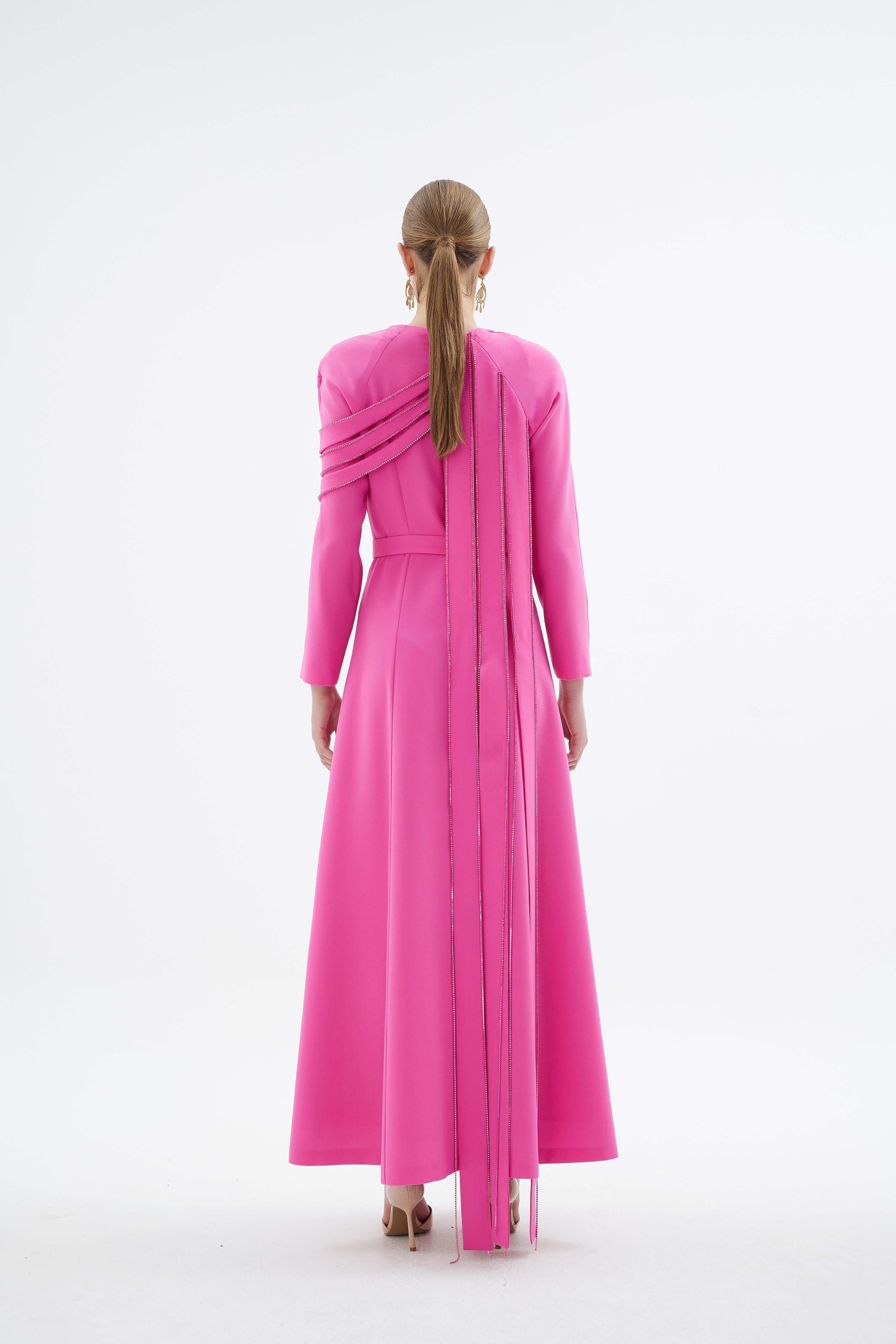 Opia Elbise Pembe