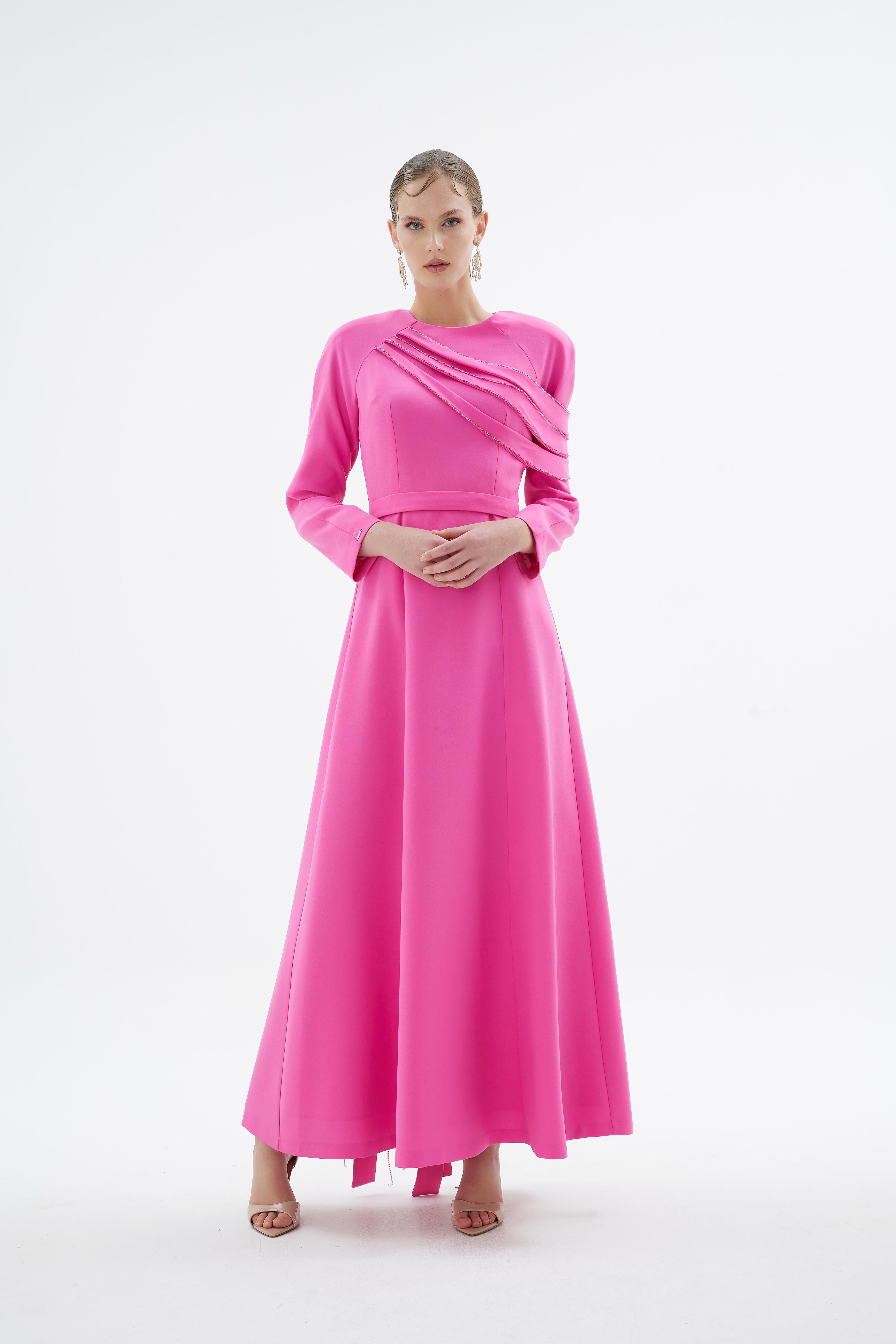 Opia Elbise Pembe