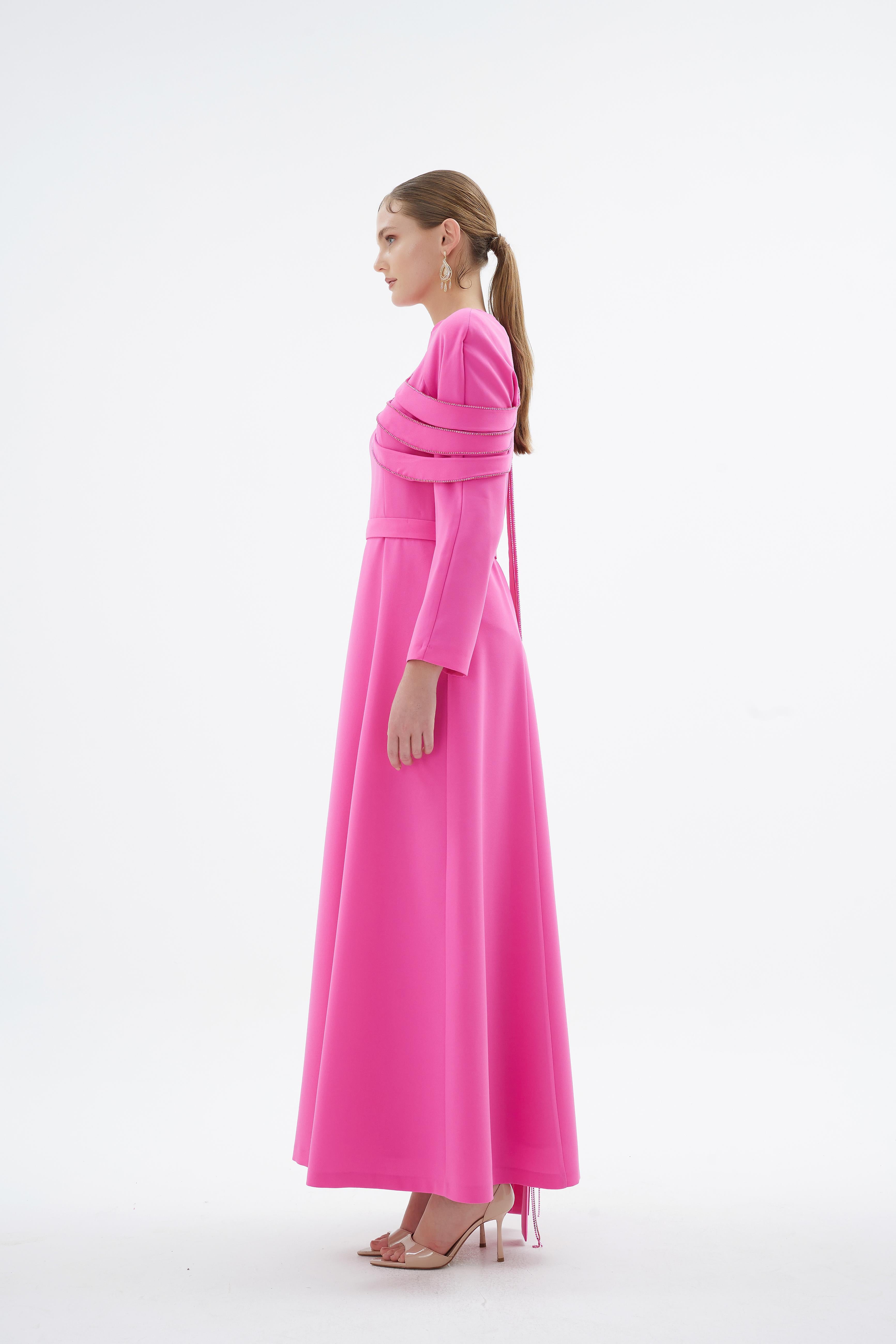 Opia Elbise Pembe