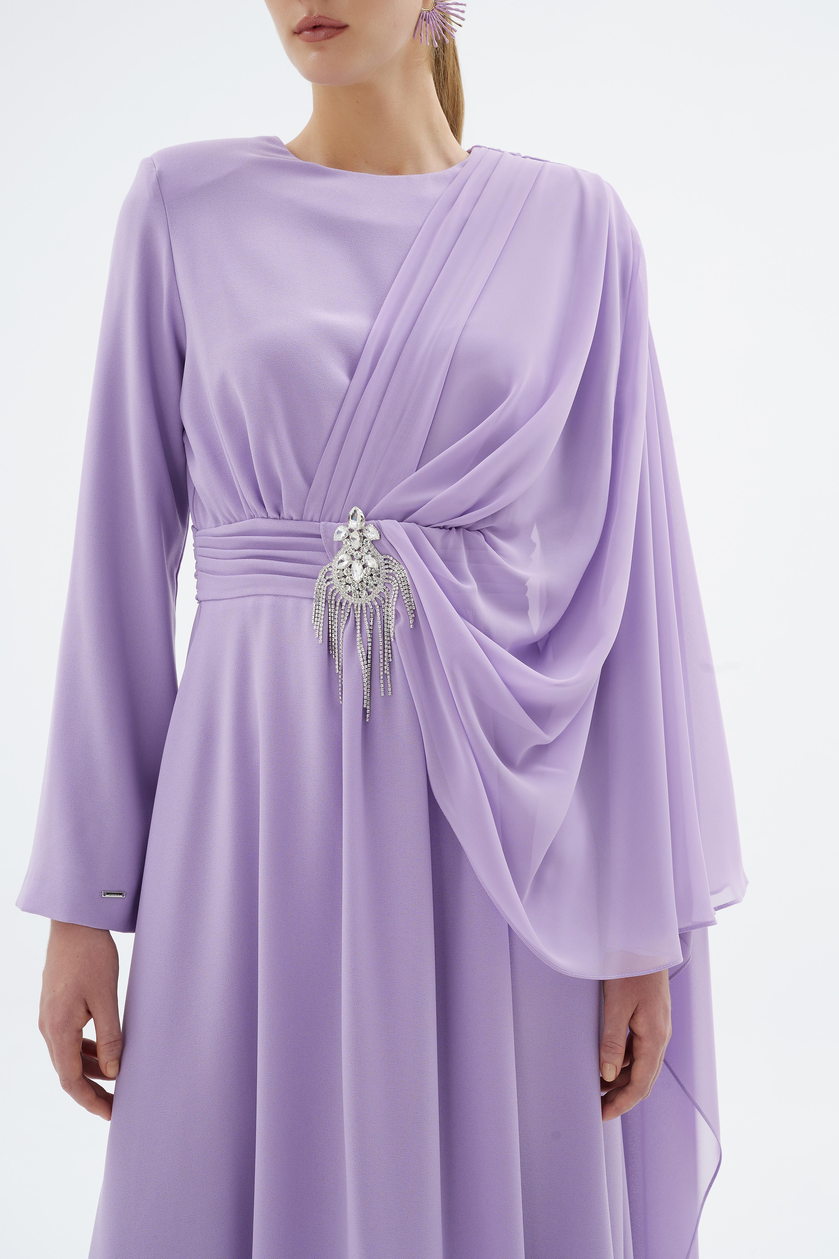 Orient Elbise Lila