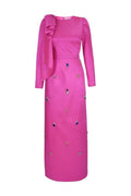 Farfara Elbise Pembe