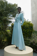 Queen Saphire Elbise Mavi-gri