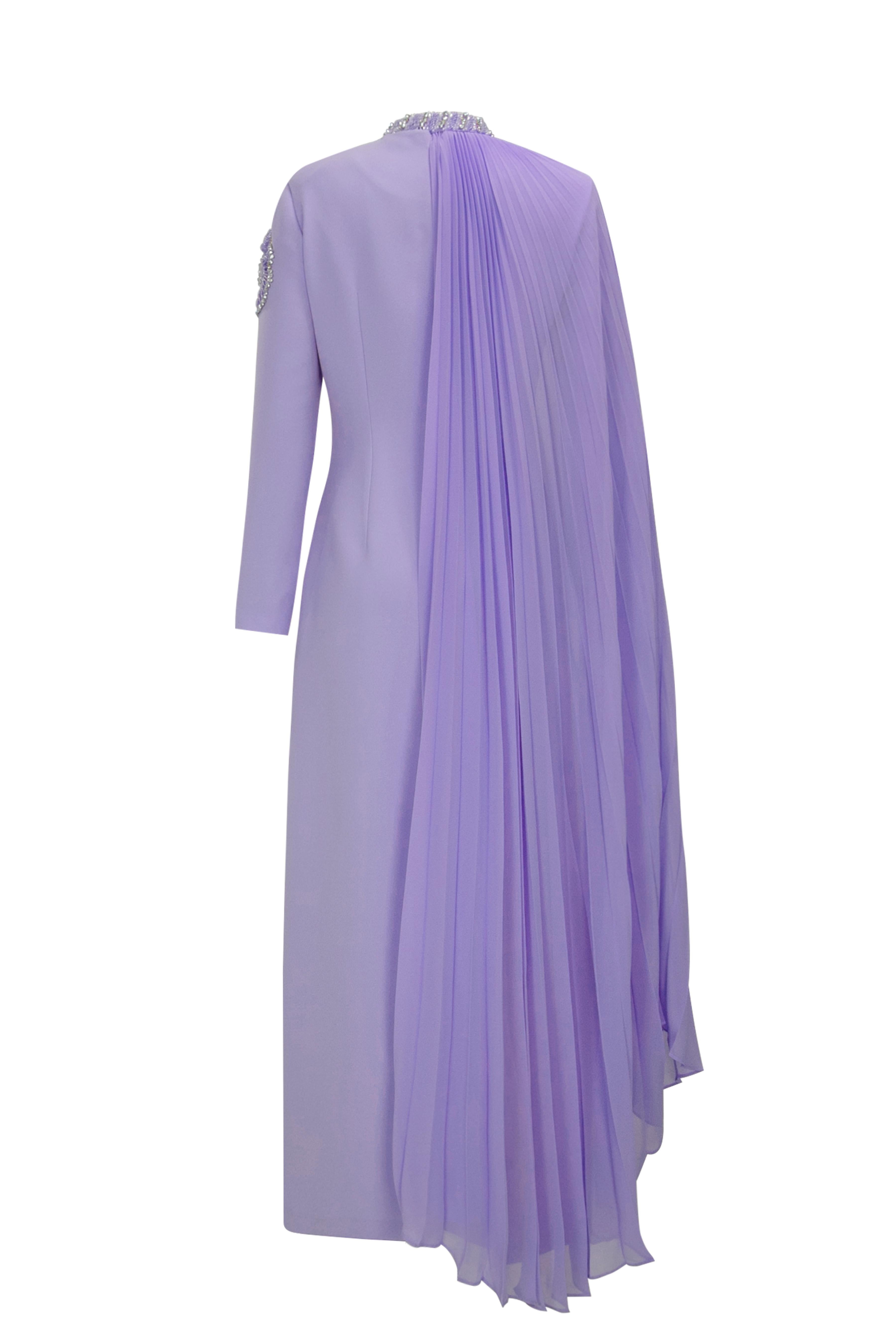 Rosalin Elbise Lila