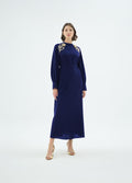 30016 Rose Elbise Lacivert