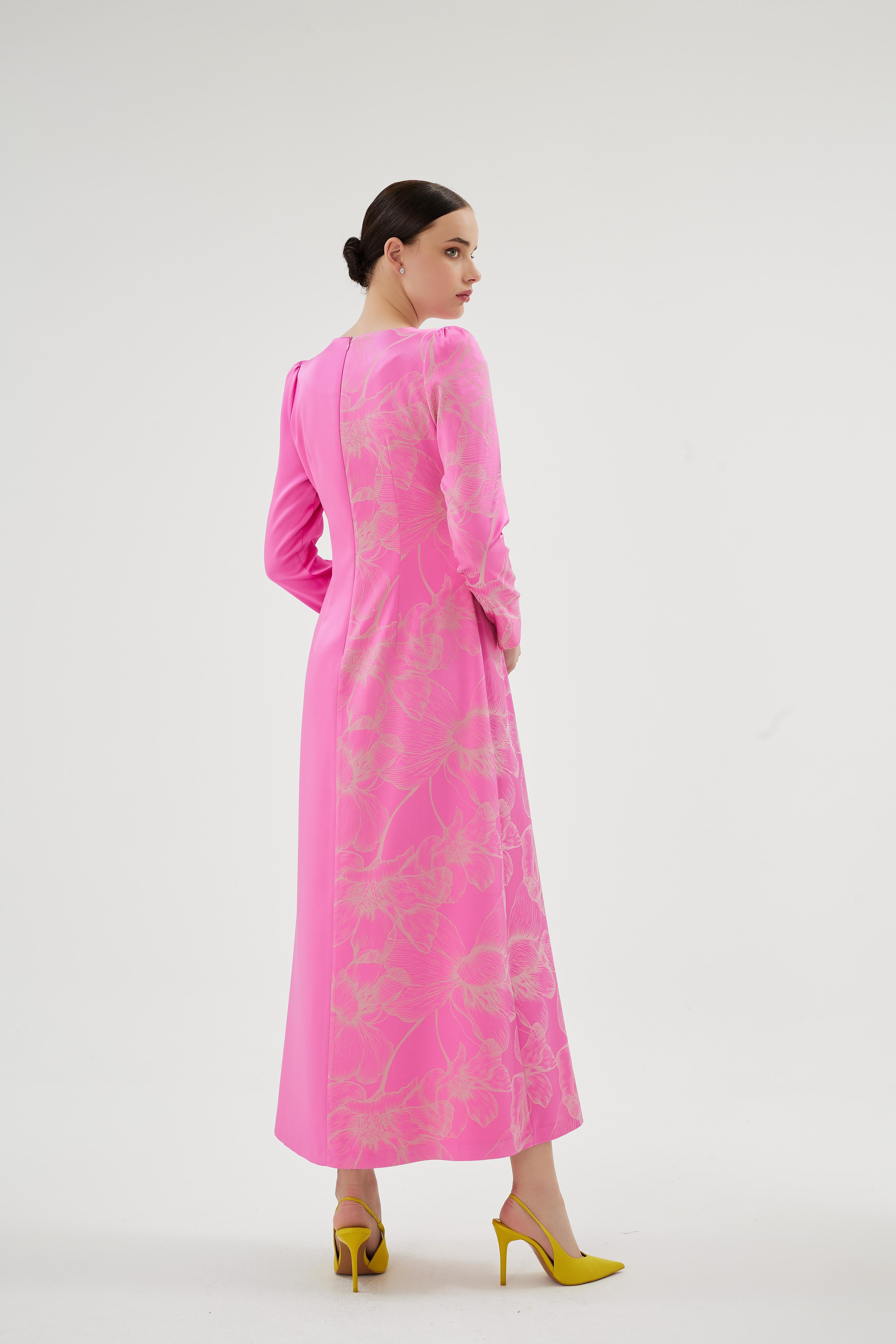 Tirena Elbise Pembe