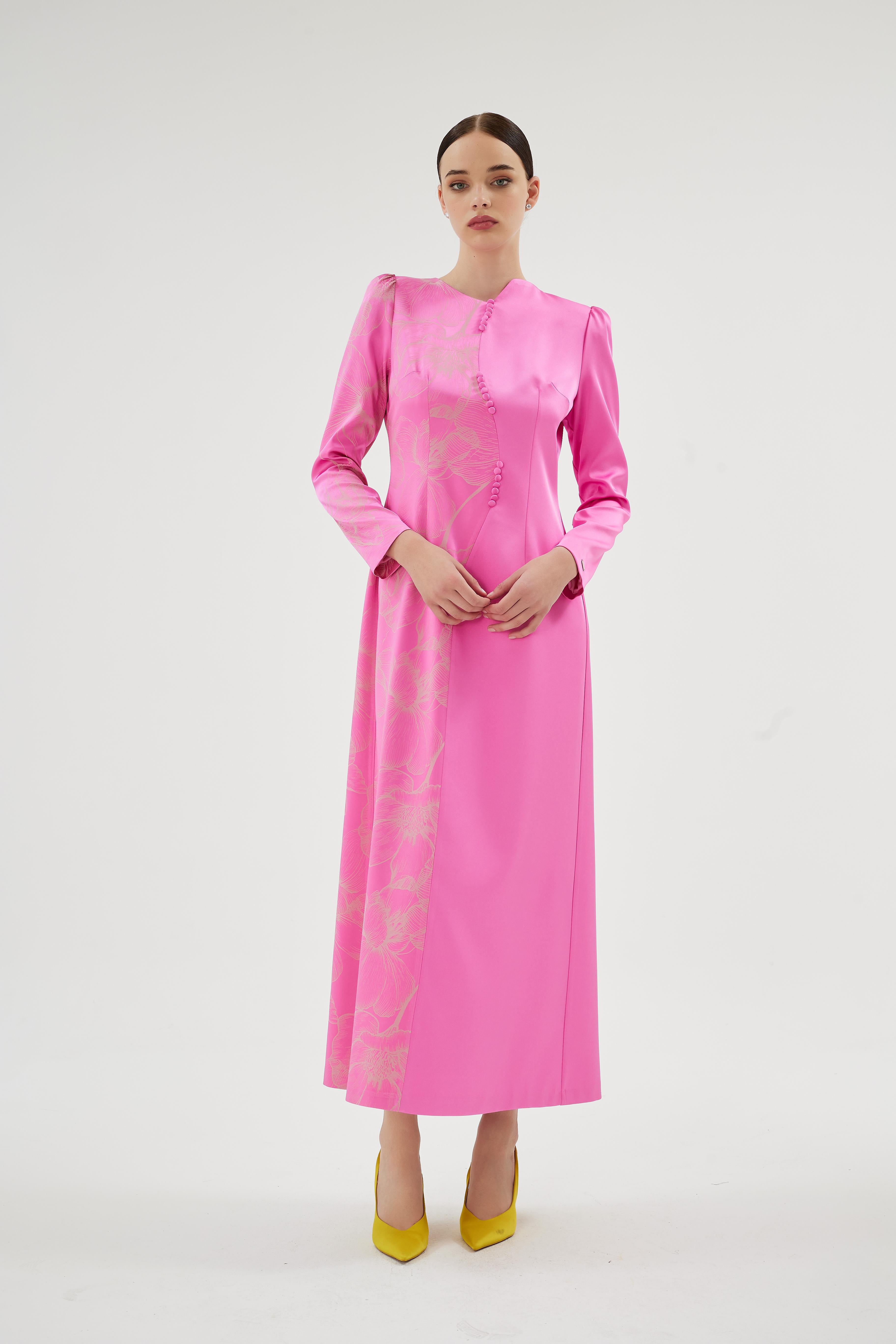 Tirena Elbise Pembe