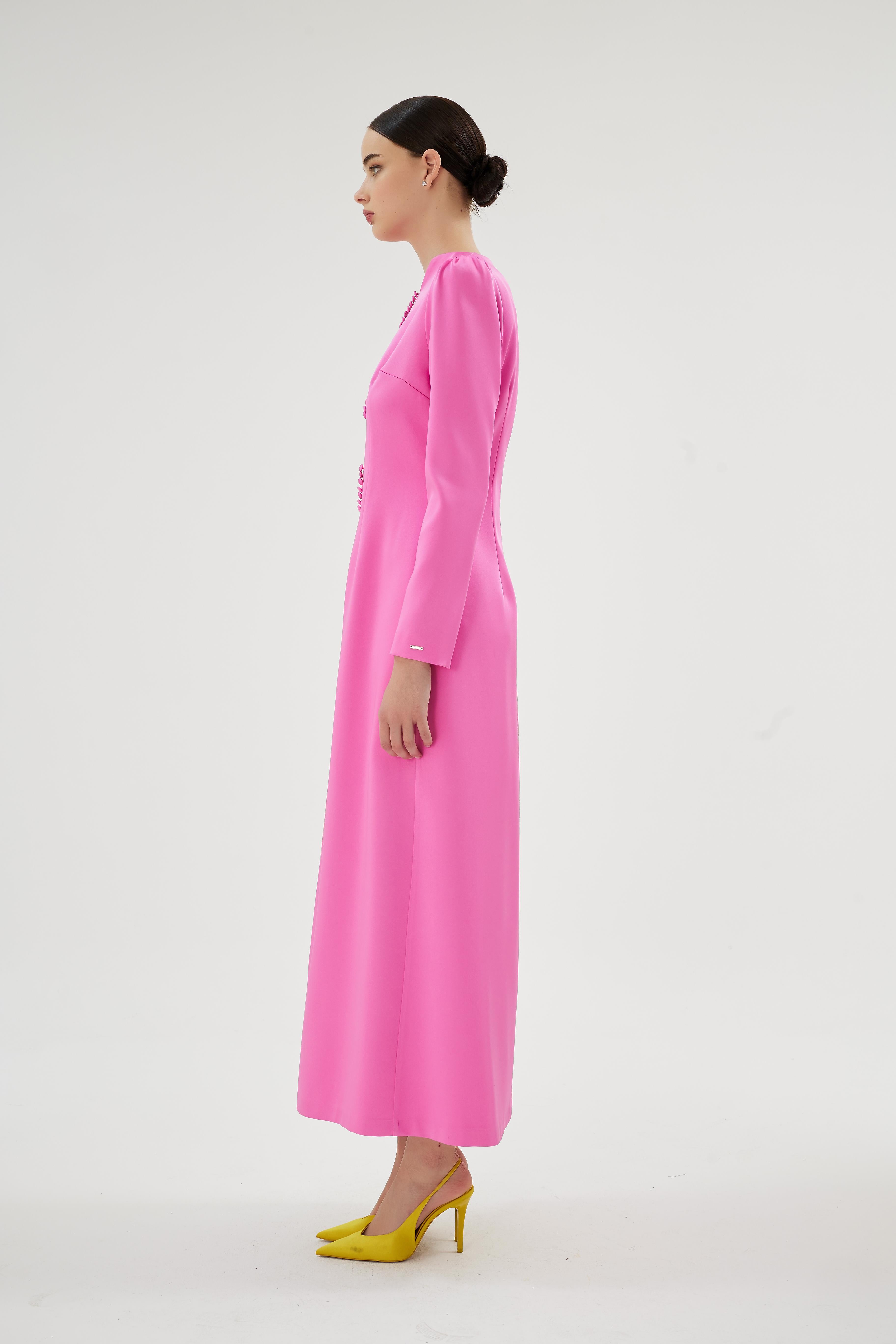 Tirena Elbise Pembe