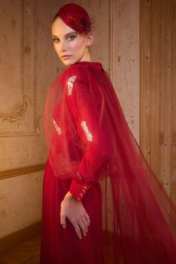 Vanessa Elbise Bordo
