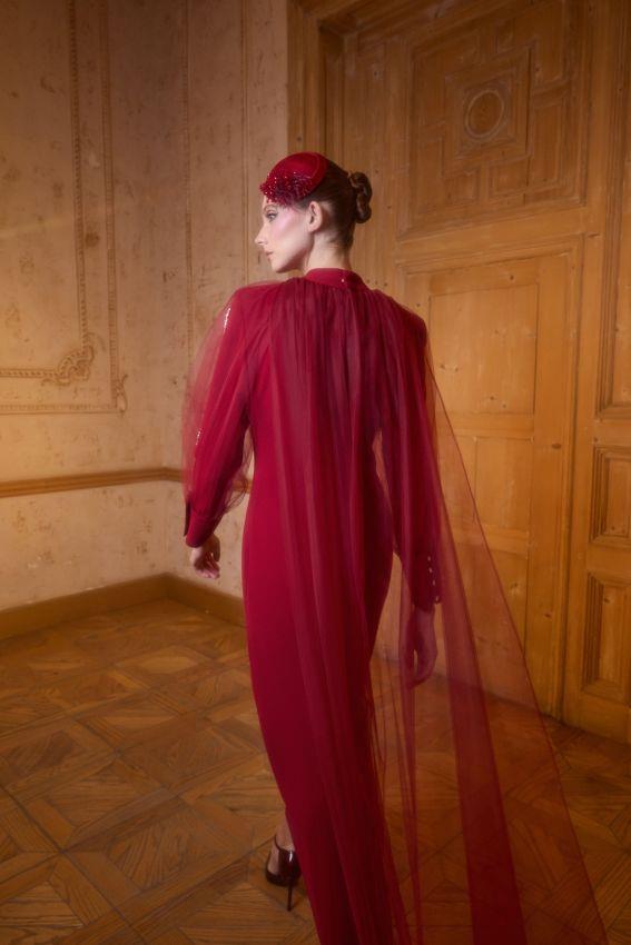 Vanessa Elbise Bordo