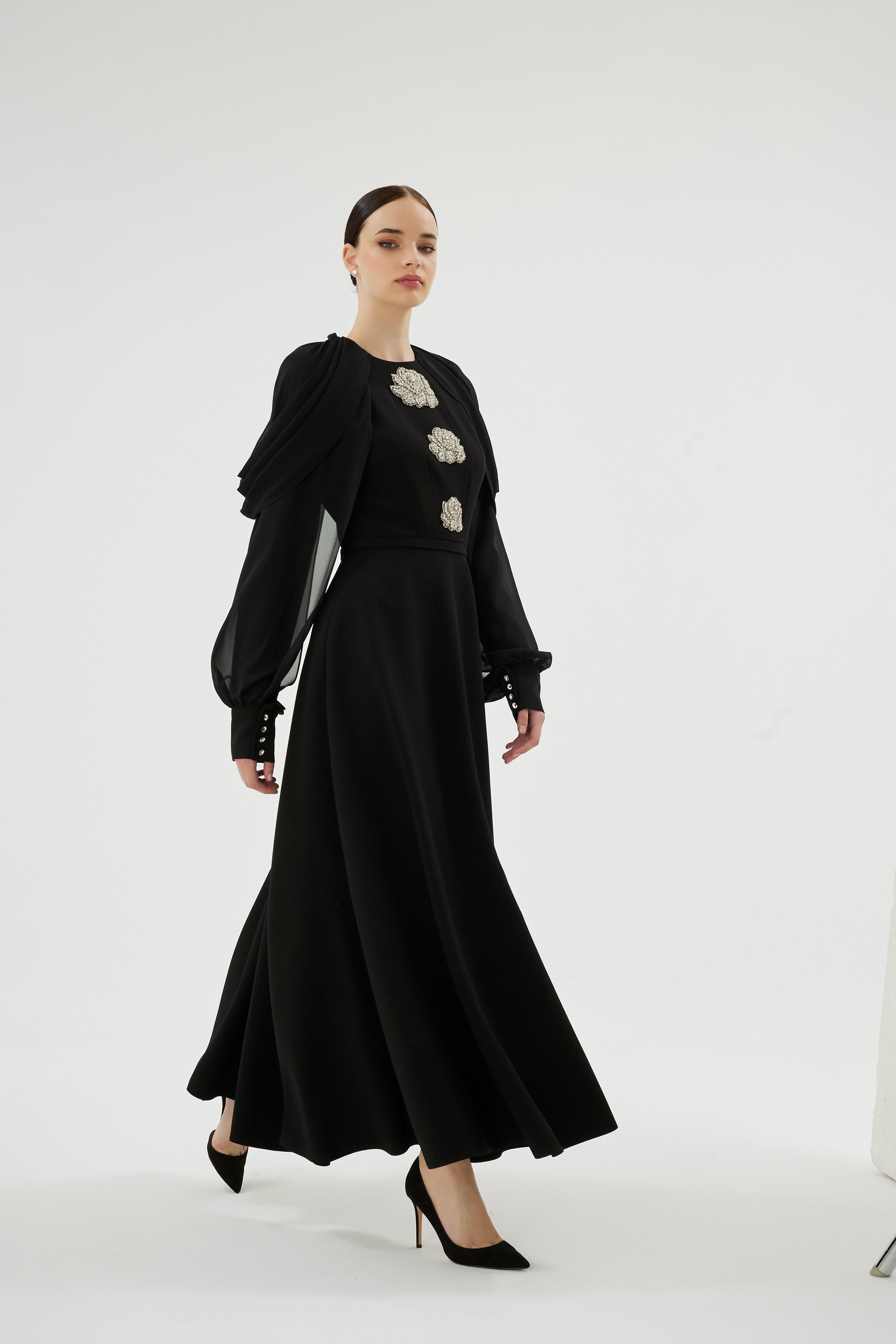 Velora Elbise Siyah